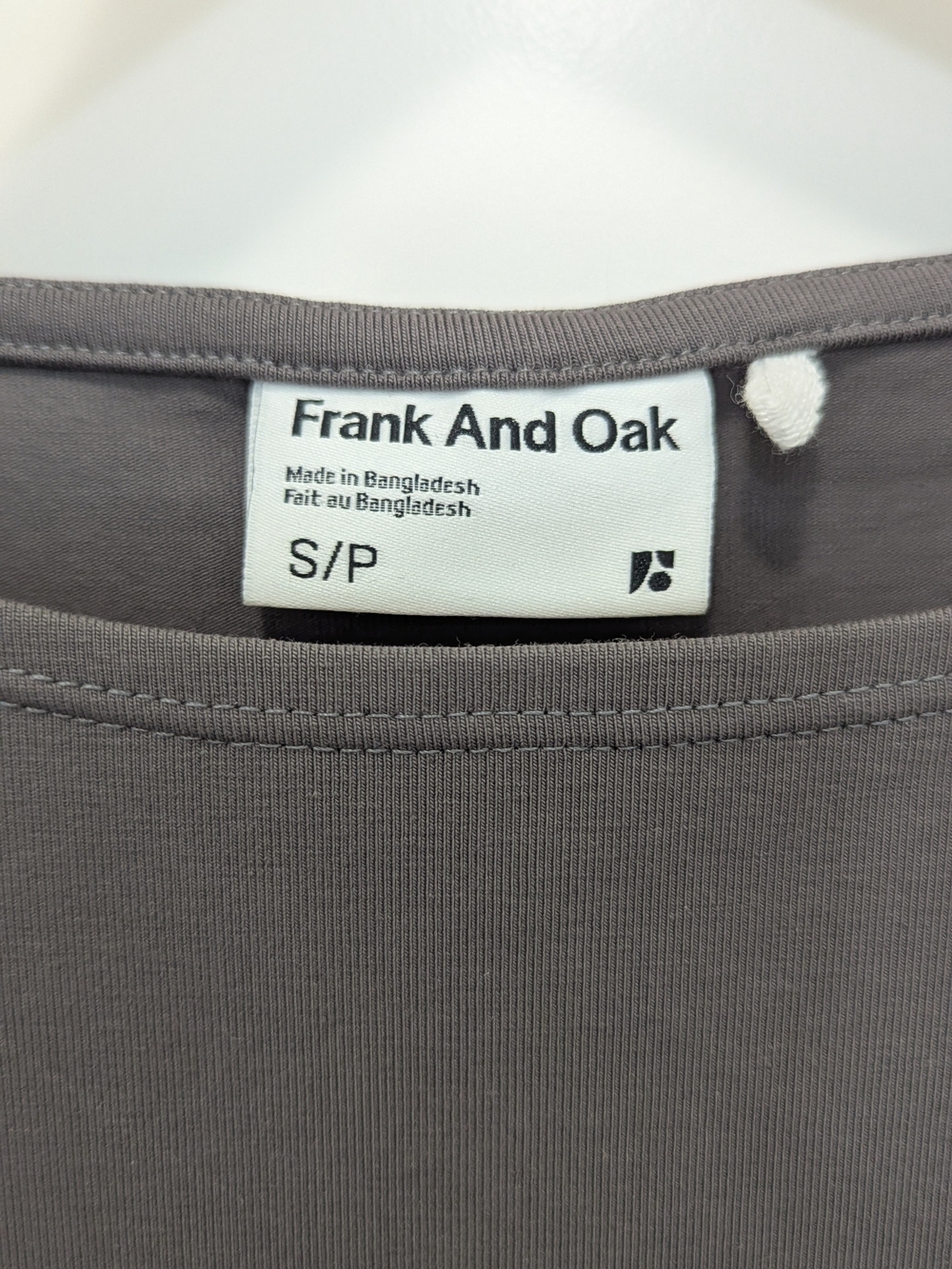 Frank & Oak Fitted Charcoal Gray Midi Dress - Picture 4 of 5